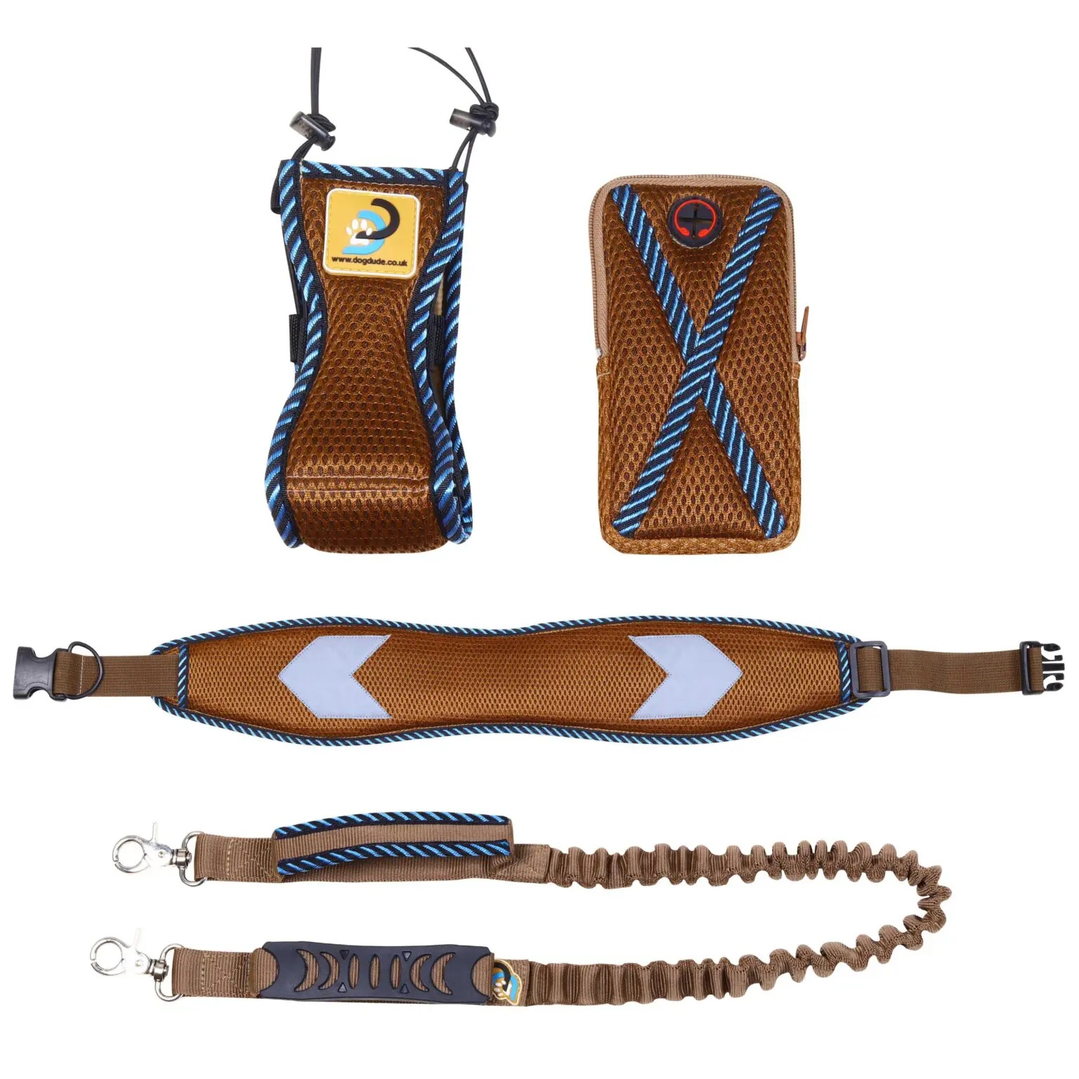 Dog Running Belt Set for Safe Running & Outdoor Activities